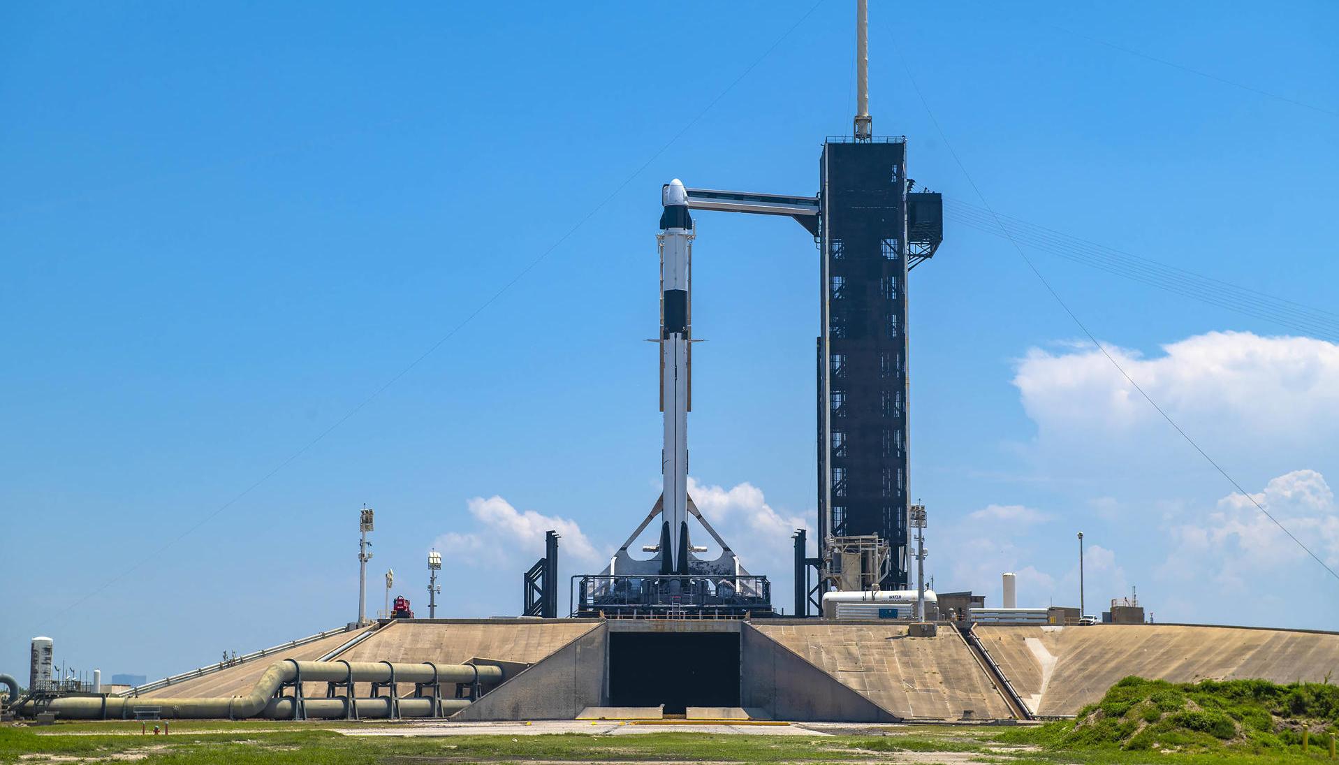 Nave de la tripulación SpaceX Dragon Freedom.