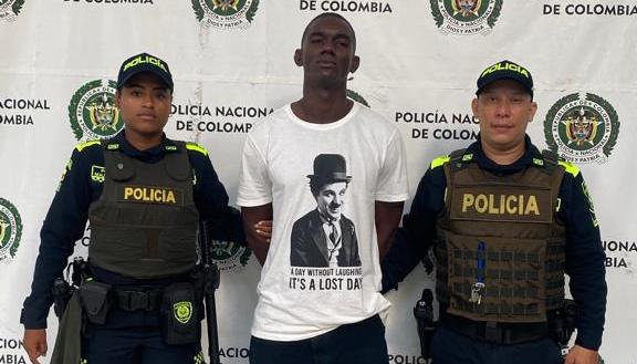 Capturado Omar Alfredo Pérez Cassiani, por homicidio en el Barrio La Esmeralda.