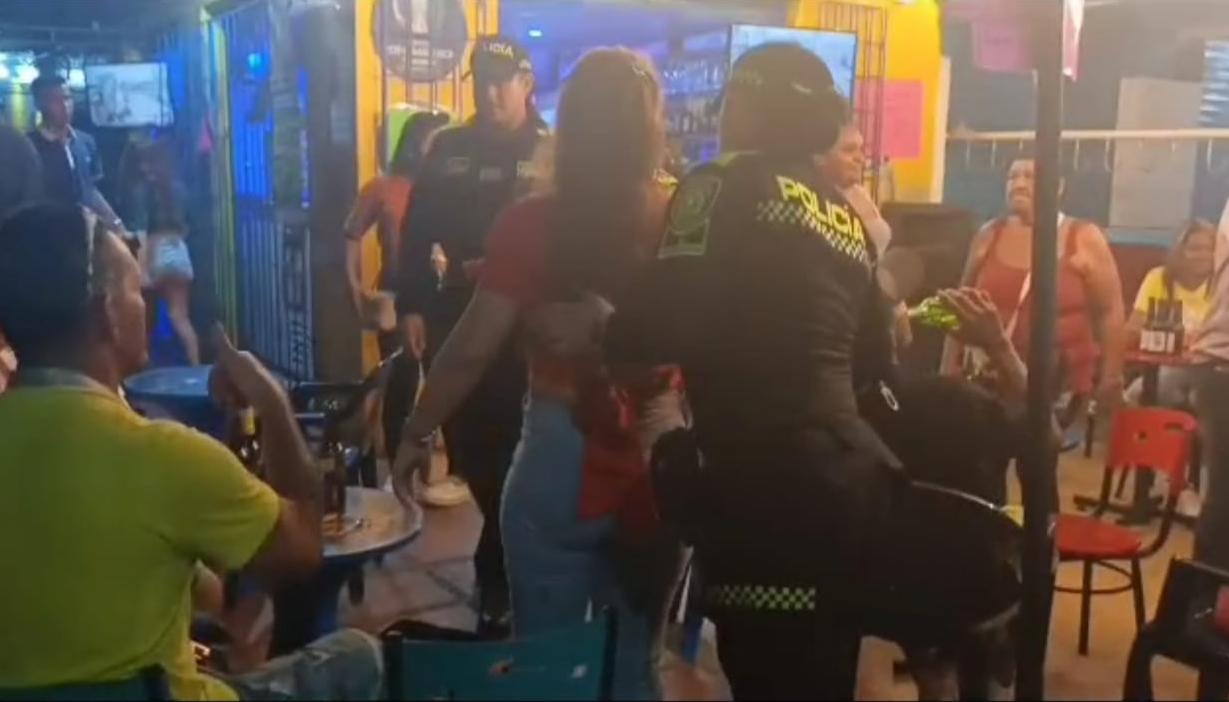 Imagen de los operativos realizados por la Policía.