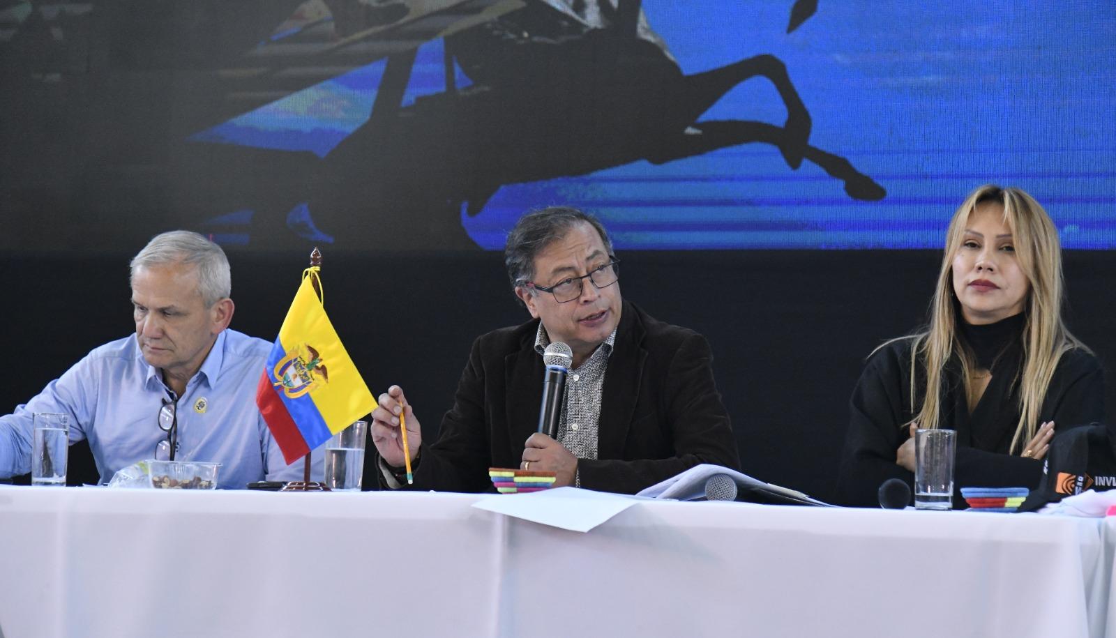 El Presidente Petro esta noche de sábado desde Paz de Río, Boyacá