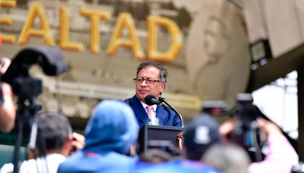 El Presidente de la República, Gustavo Petro.