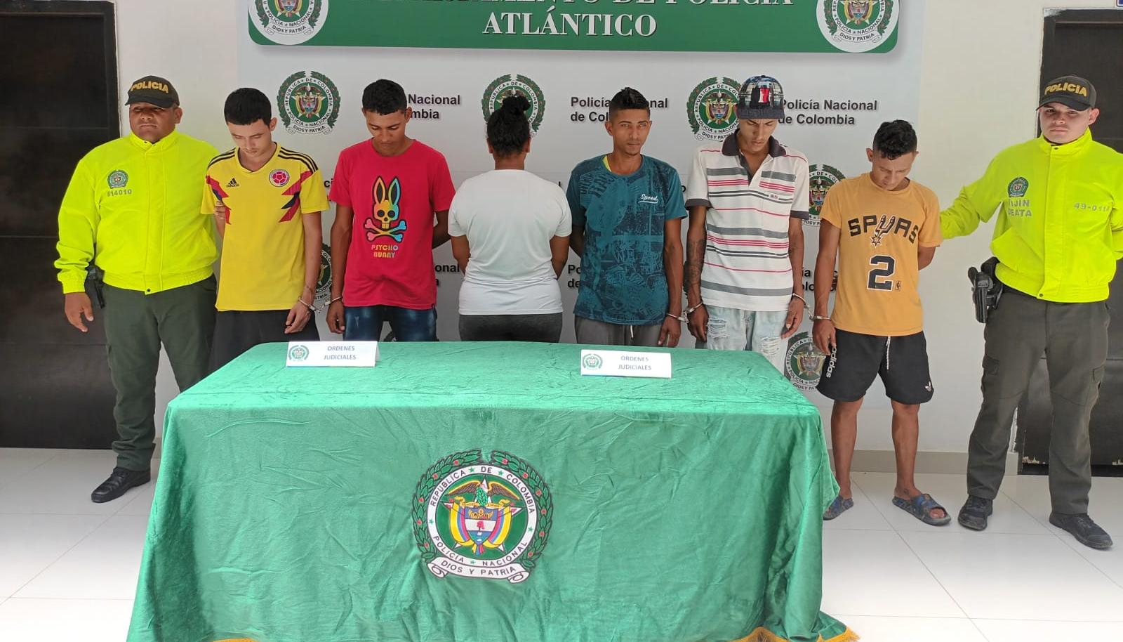 Captura de seis personas de la banda 'Rastrojos-Caleños'.