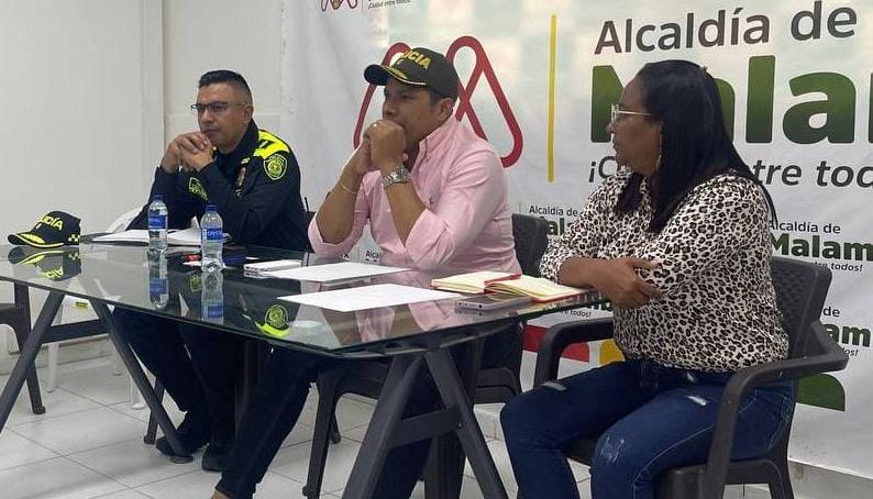 El Alcalde de Malambo, Rumenigge Monsalve.
