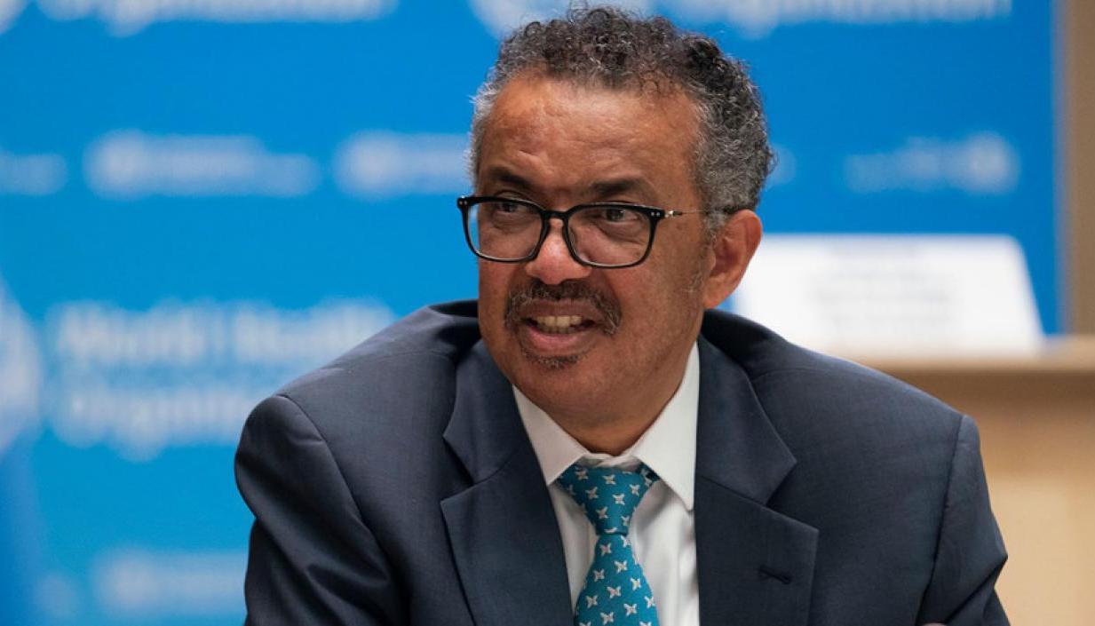 Tedros Adhanom, Director General de la OMS.