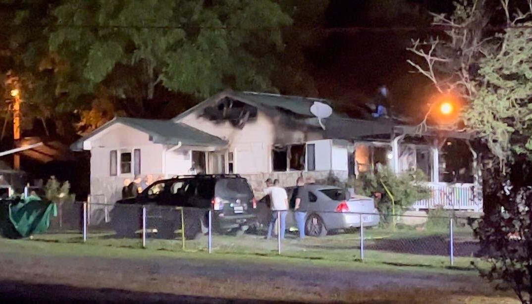 Esta es la vivienda en el condado de Marion, Tennessee, donde ocurrió la tragedia
