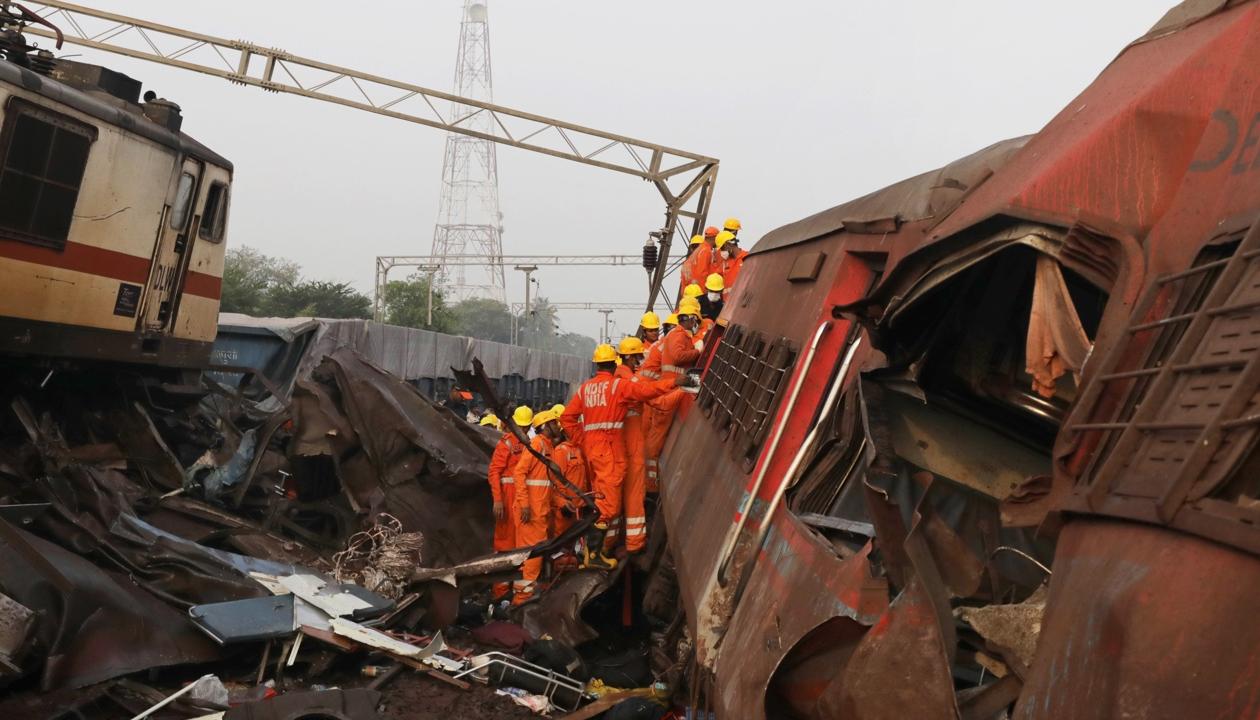 Imagen del accidente.