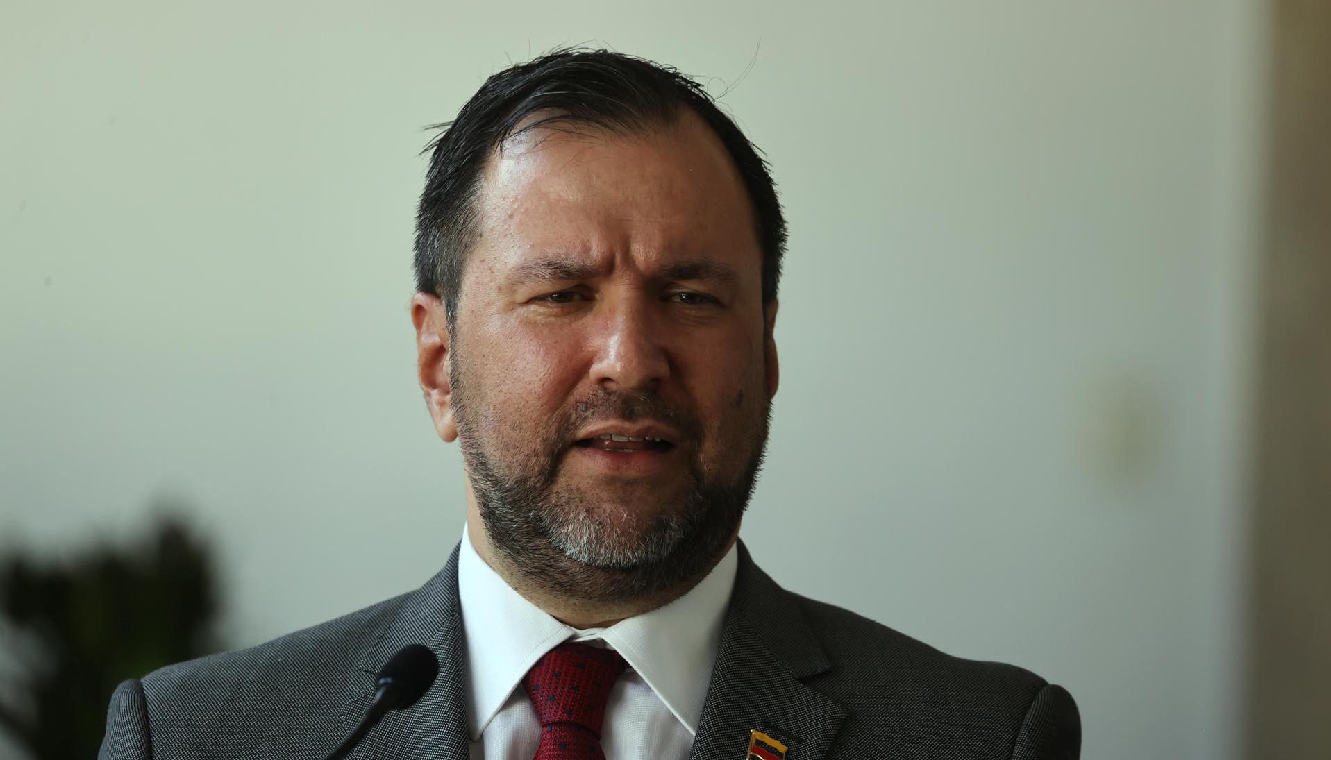 Yván Gil, canciller de Venezuela.