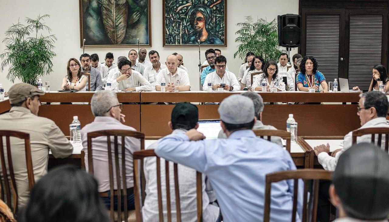 La clausura del tercer ciclo de diálogos entre el Gobierno y el ELN