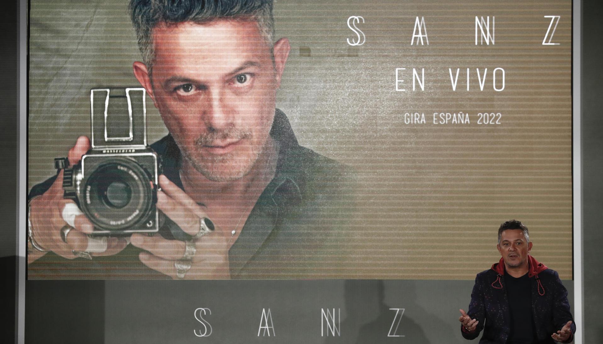 Alejandro Sanz regresa a su gira por España.