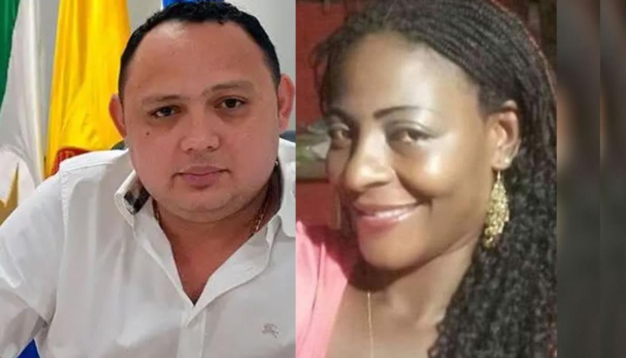 Fabio Leonardo Otero Avilés, exalcalde de Tierralta, y María del Pilar Hurtado, lideresa asesinada