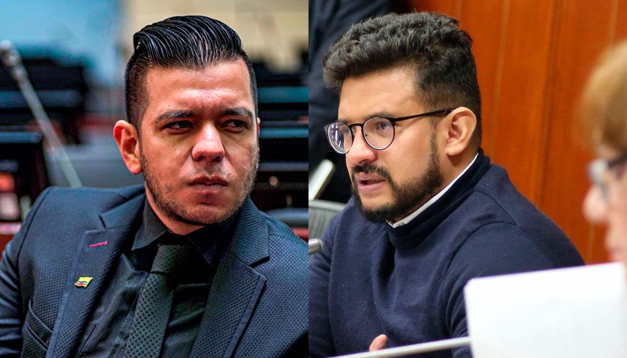 Jota Pe Hernández e Inti Asprilla, senadores de la Alianza Verde.