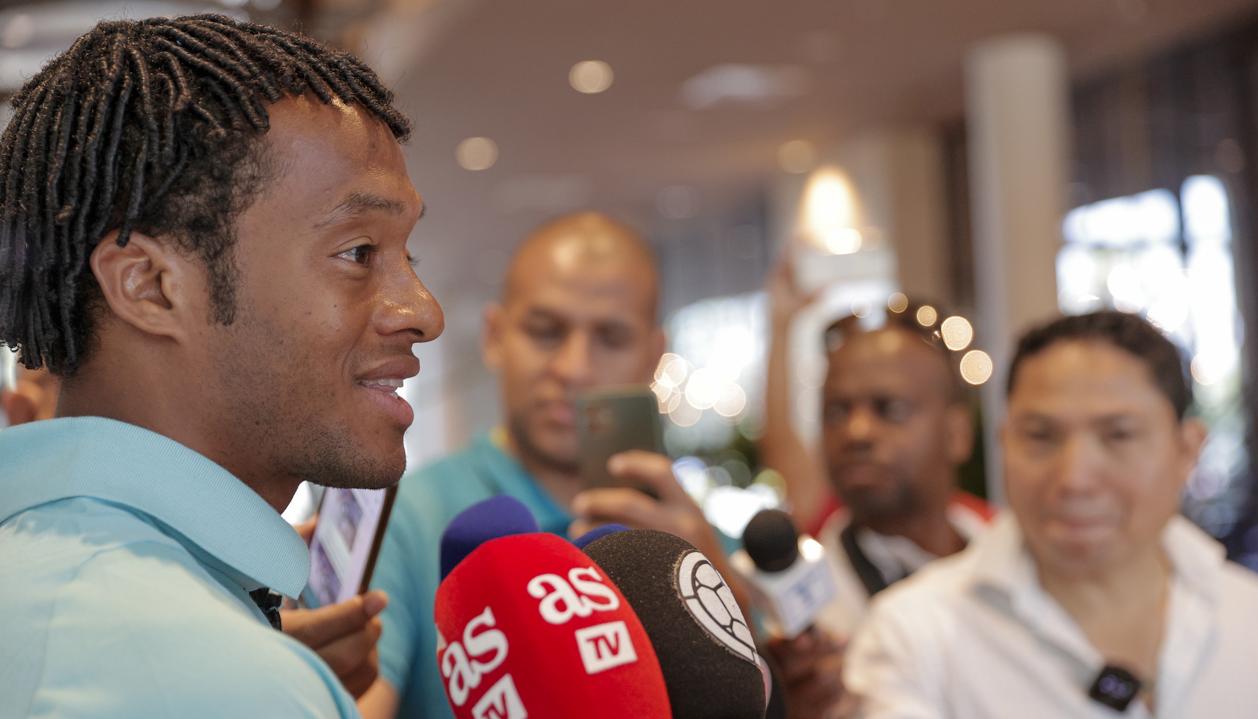 Juan Guillermo Cuadrado aspira a jugar su tercer Mundial con Colombia. 
