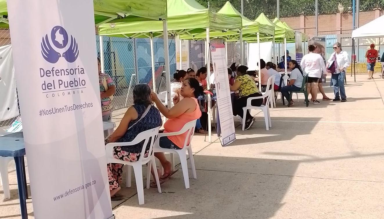 Jornada de atención al desplazado por parte de la Defensoría del Pueblo