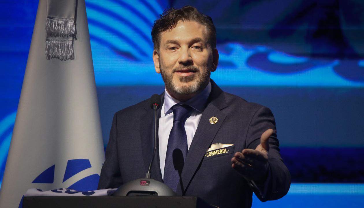 Alejandro Domínguez, presidente de la Conmebol. 