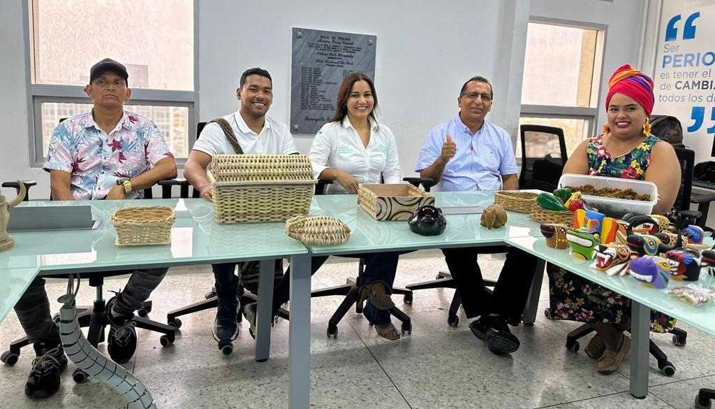 Los organizadores del Festival Artesanal de la Máscara y el Bejuco y la Feria Gastronómica Galapa tiene Sabor.