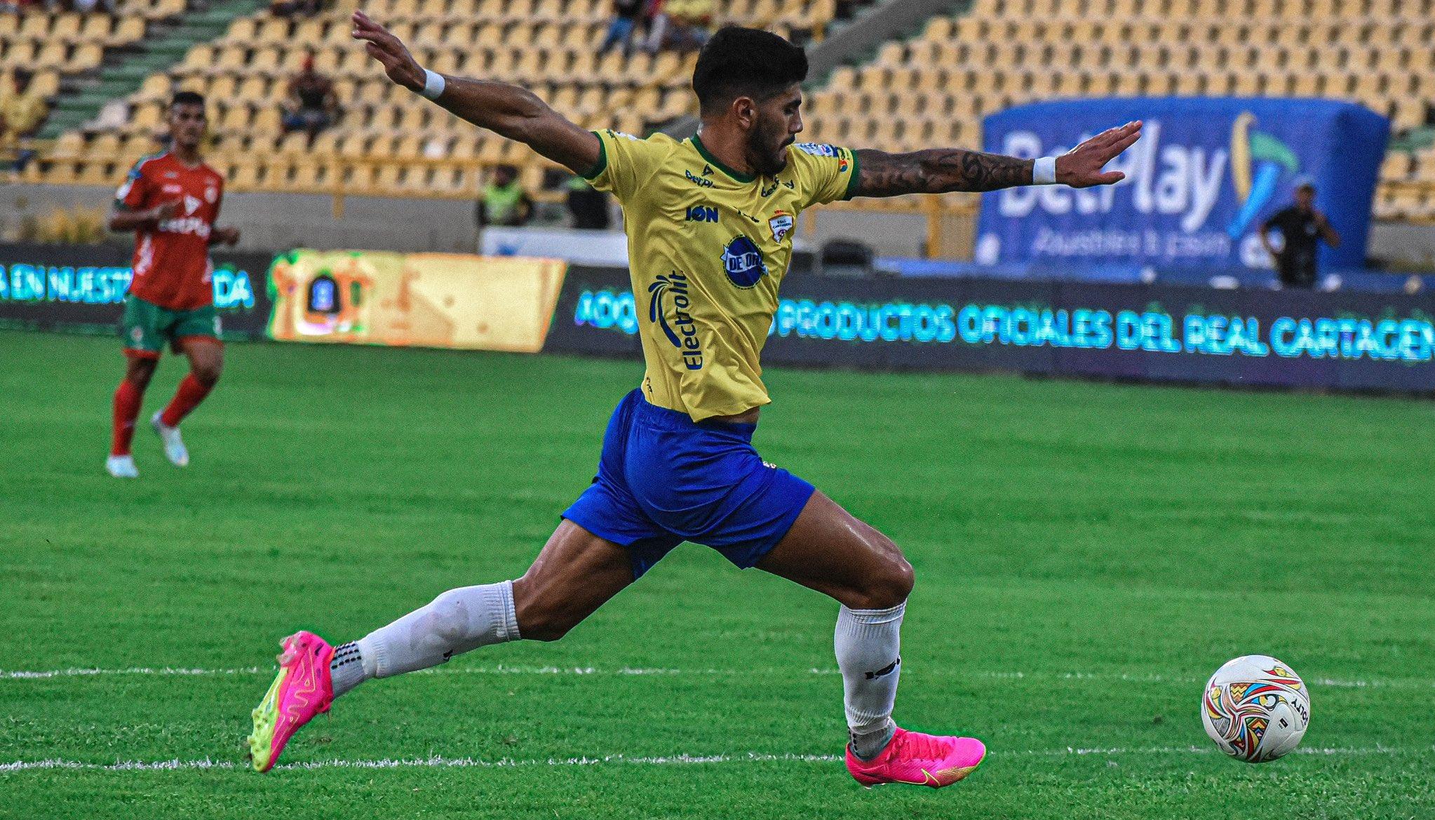 Santiago Gómez, delantero argentino que llegaría al Junior. 