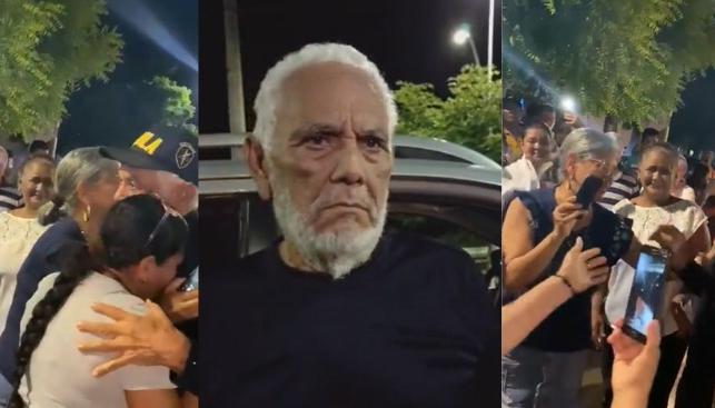 Heriberto Urbina, ganadero liberado el martes en la noche