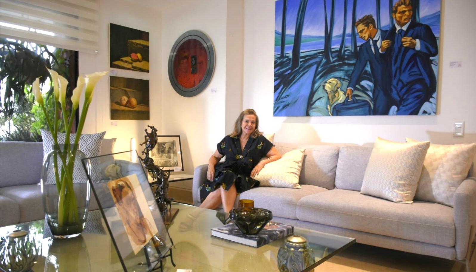 Cielo Támara, directora de Musa Galería de Arte, pionera en el Home Gallery en Barranquilla.