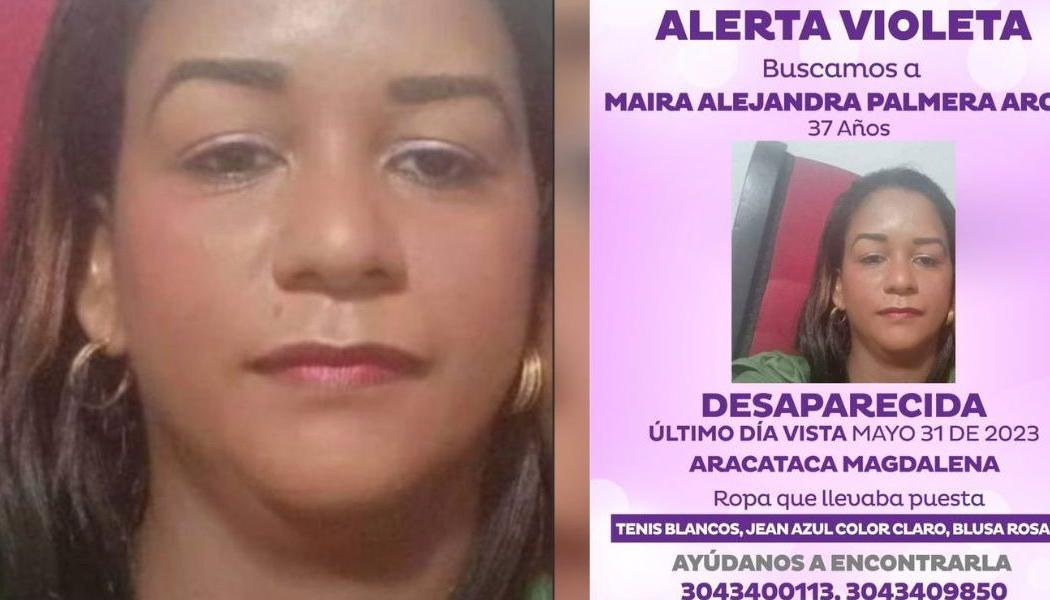 Mayra Alejandra Palmera, desaparecida en Aracataca, Magdalena