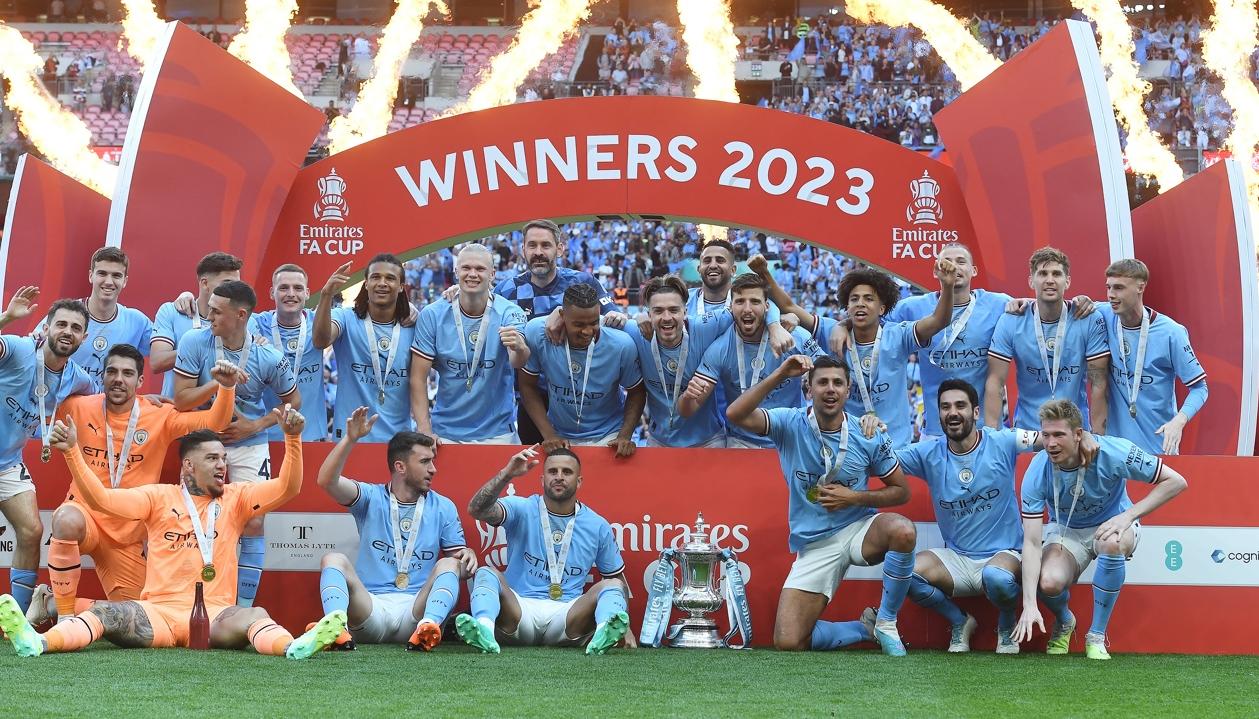 Manchester City le apunta ahora a ganar la Liga de Campeones ante el Inter de Milán. 