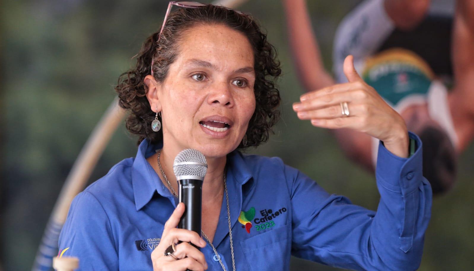 La ministra del Deporte, Astrid Rodríguez, manifestó que el presupuesto presentado para los Juegos es muy elevado. 
