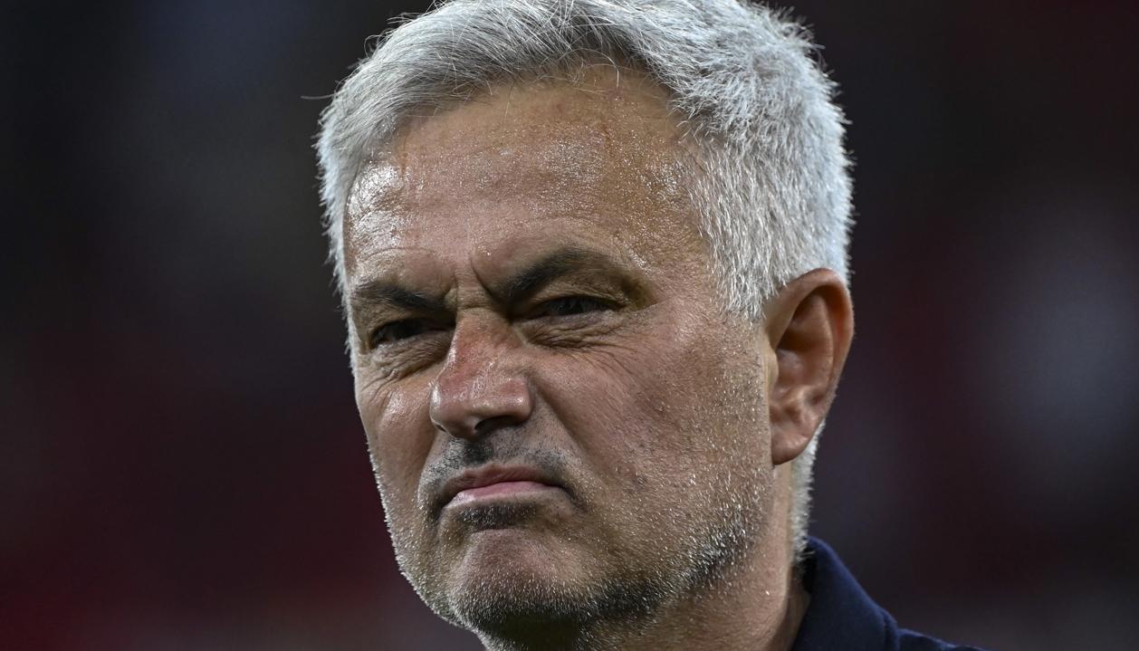 José Mourinho, entrenador del Roma de Italia.