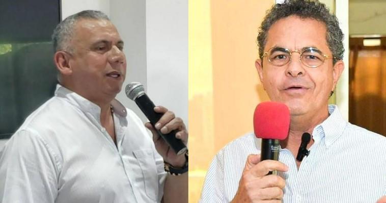 Máximo Noriega y Raymundo Marenco, precandidatos a Gobernación del Atlántico por el Pacto Histórico.