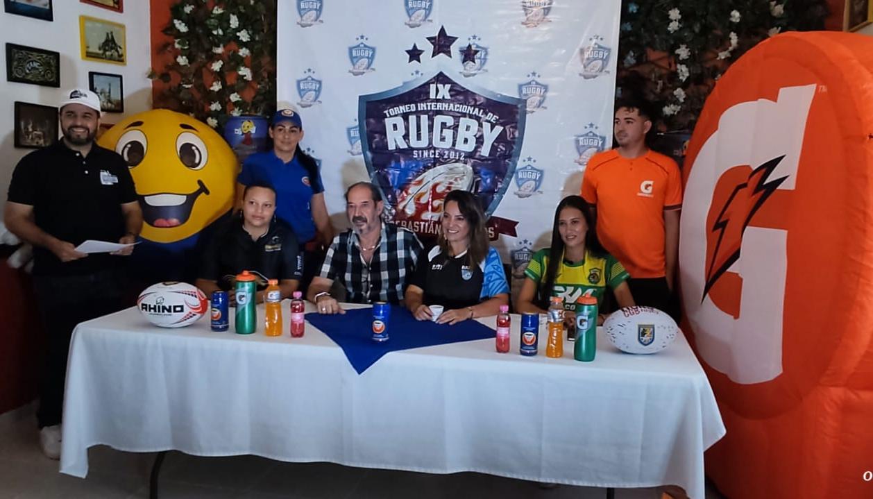 Acto de presentación del Torneo de Rugby 'Sebastián Palacios'.