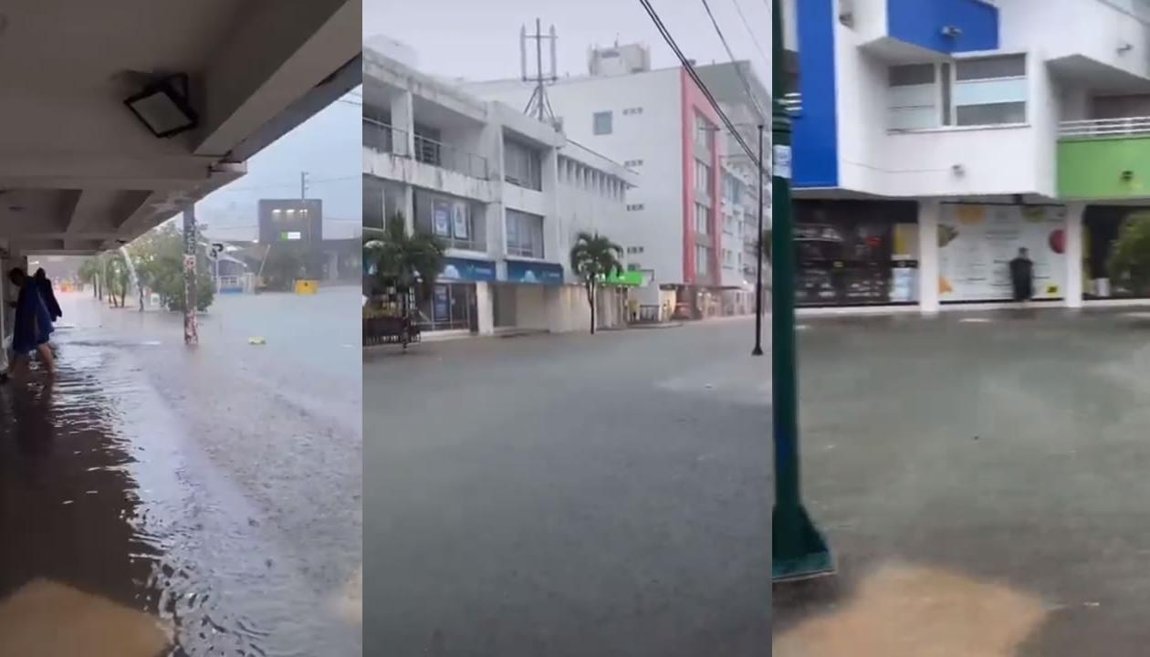 Muchos sectores residenciales y comerciales de San André están bajo el agua