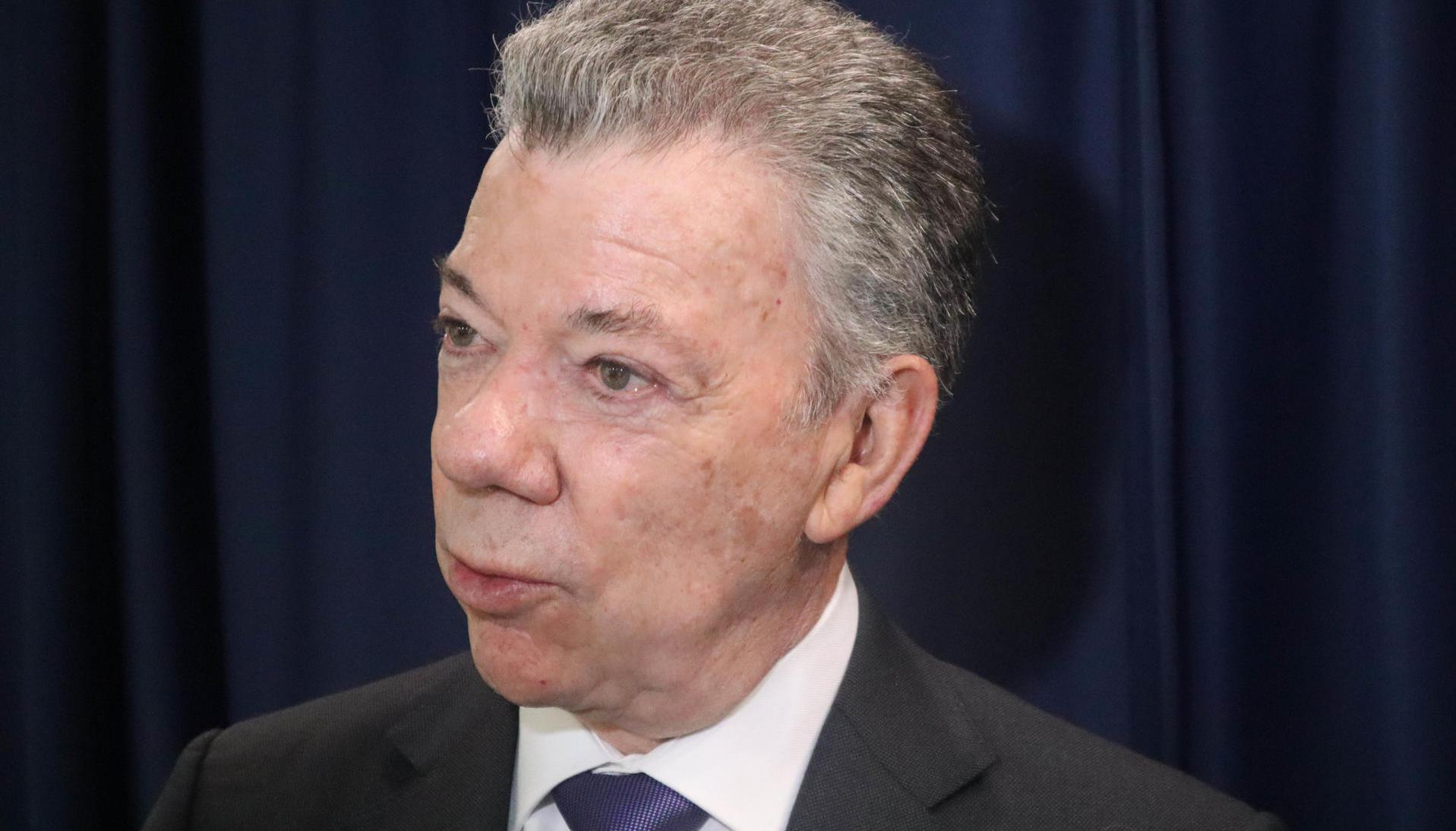 El expresidente Juan Manuel Santos