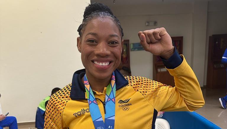 La barranquillera Angie Valdez ganó el oro en la división de los 60 kilogramos.
