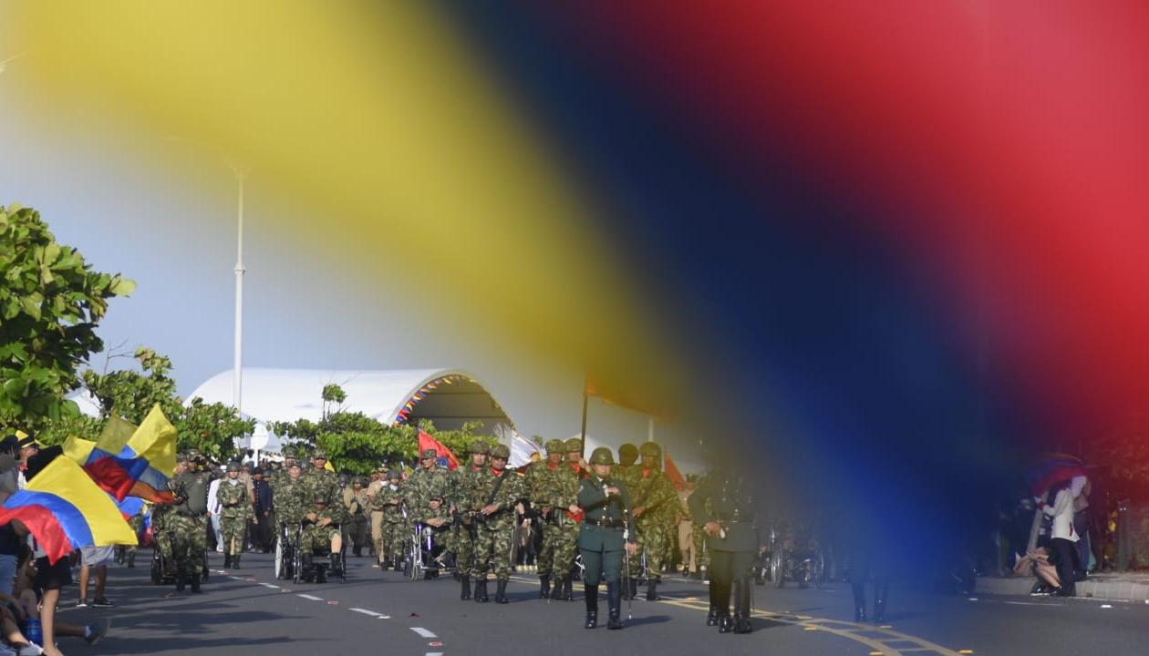 Desfile Militar en el Gran Malecón. 