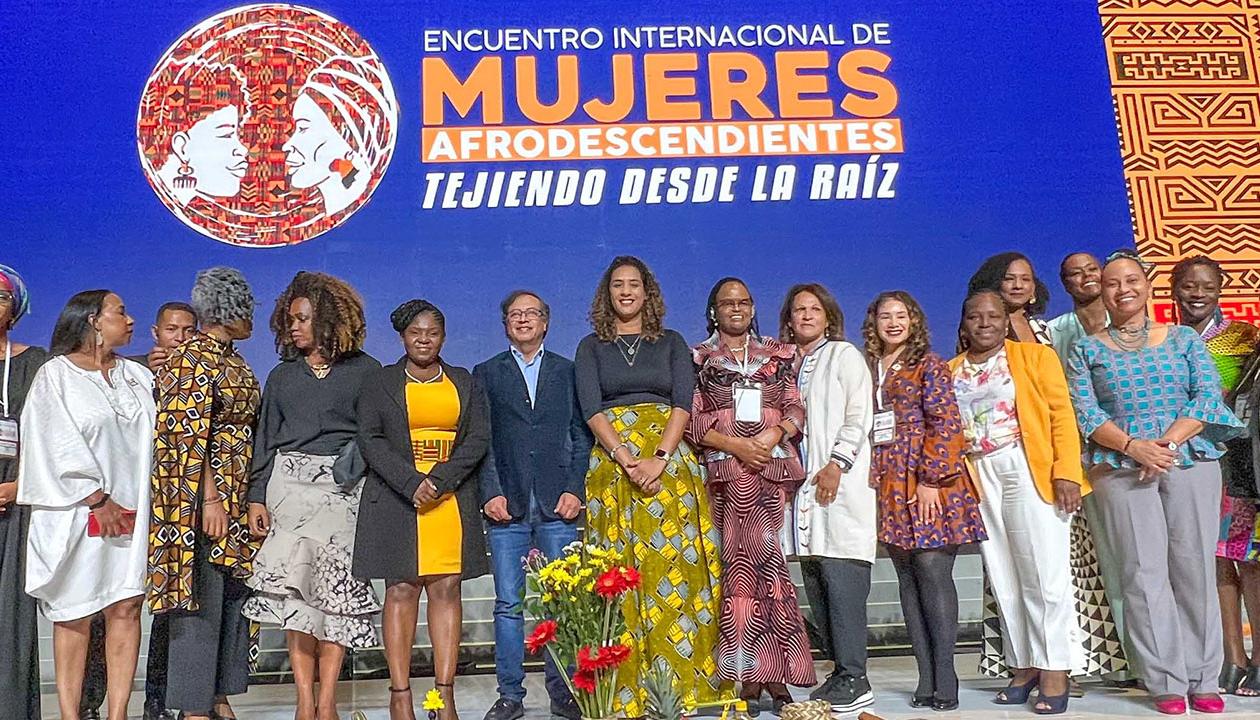 Imagen del Encuentro Internacional de Mujeres Afrodescendientes ‘Tejiendo desde la Raíz'.