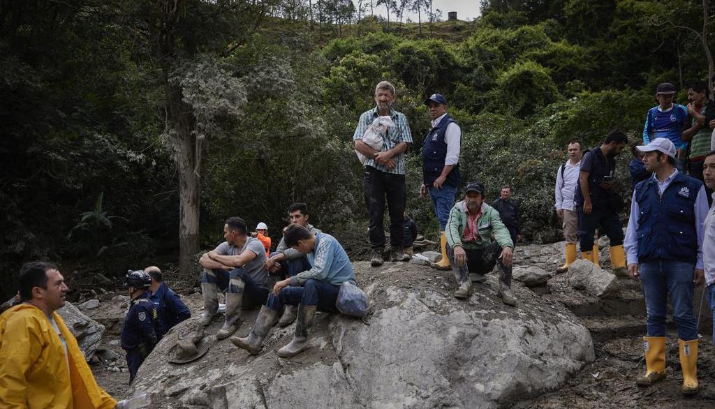Defensoría del Pueblo haciendo acompañamiento en la zona. 