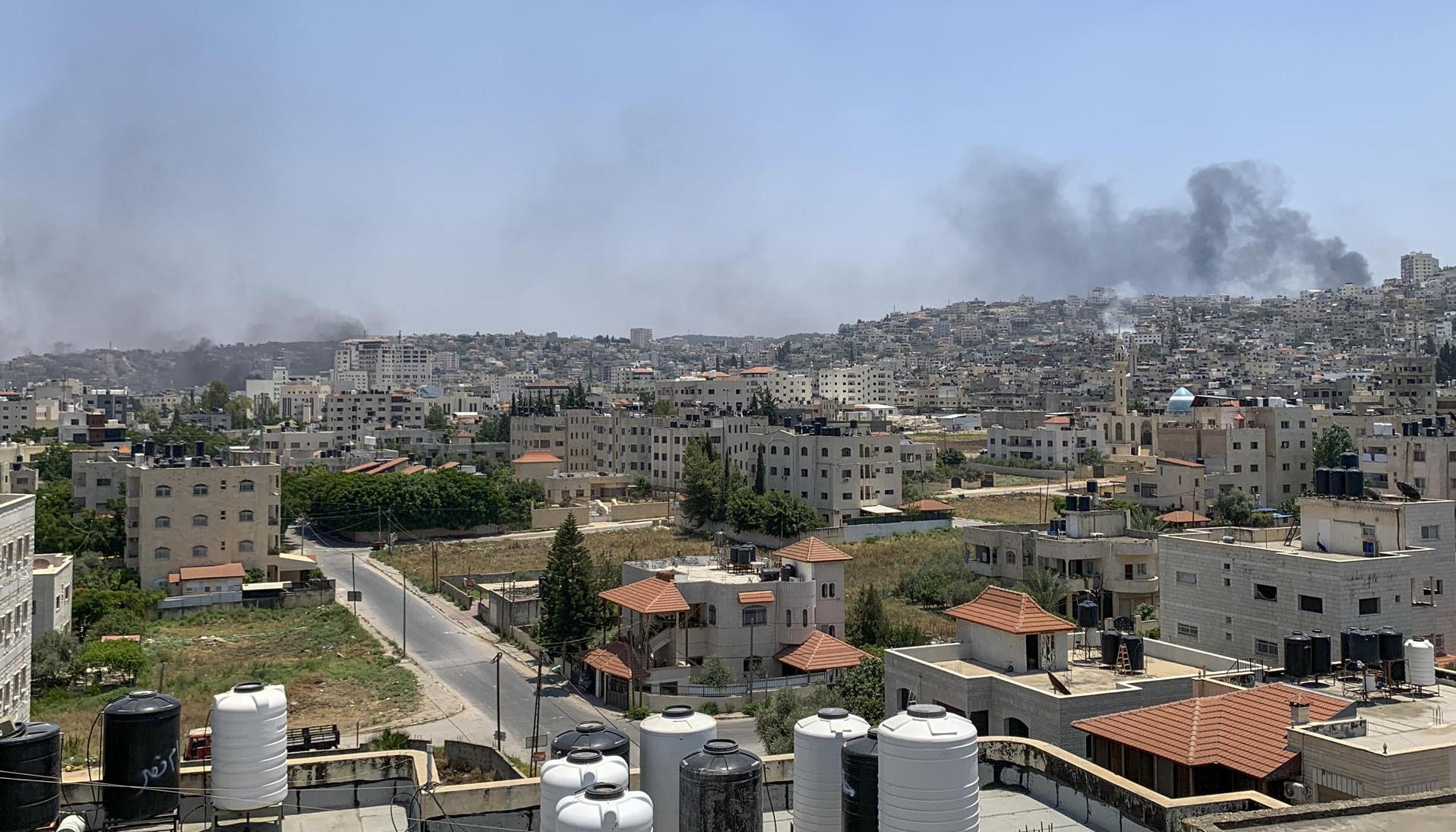 Ataque militar Israelí en Yenín.