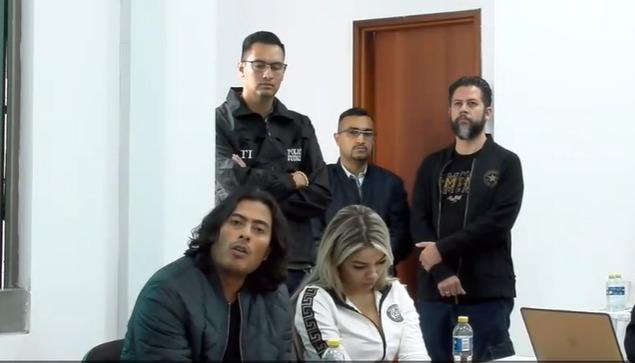 Nicolás Petro y Daysuris Vásquez.