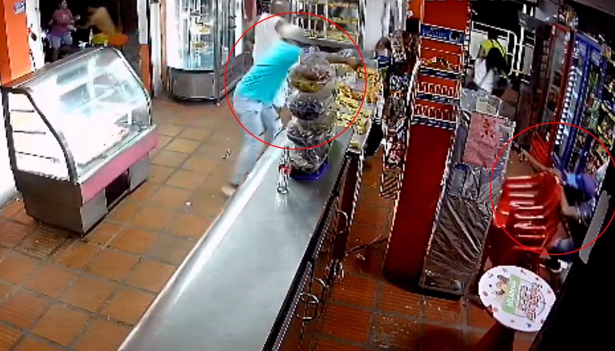 Balacera en el barrio La Sierrita. 