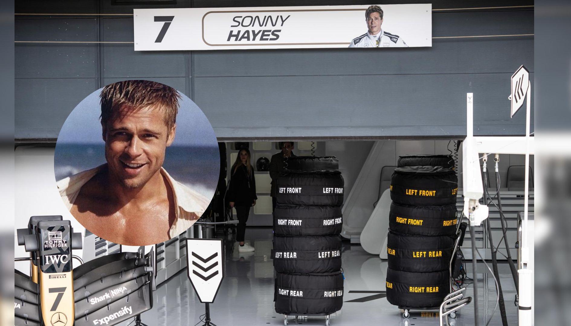 Actor Brad Pitt filma película de la Fórmula 1.