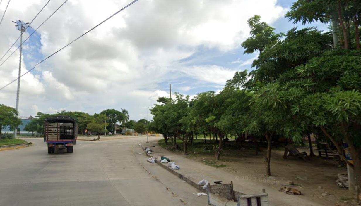 Calle 30 con carrera 50, sector donde ocurrió el crimen. 