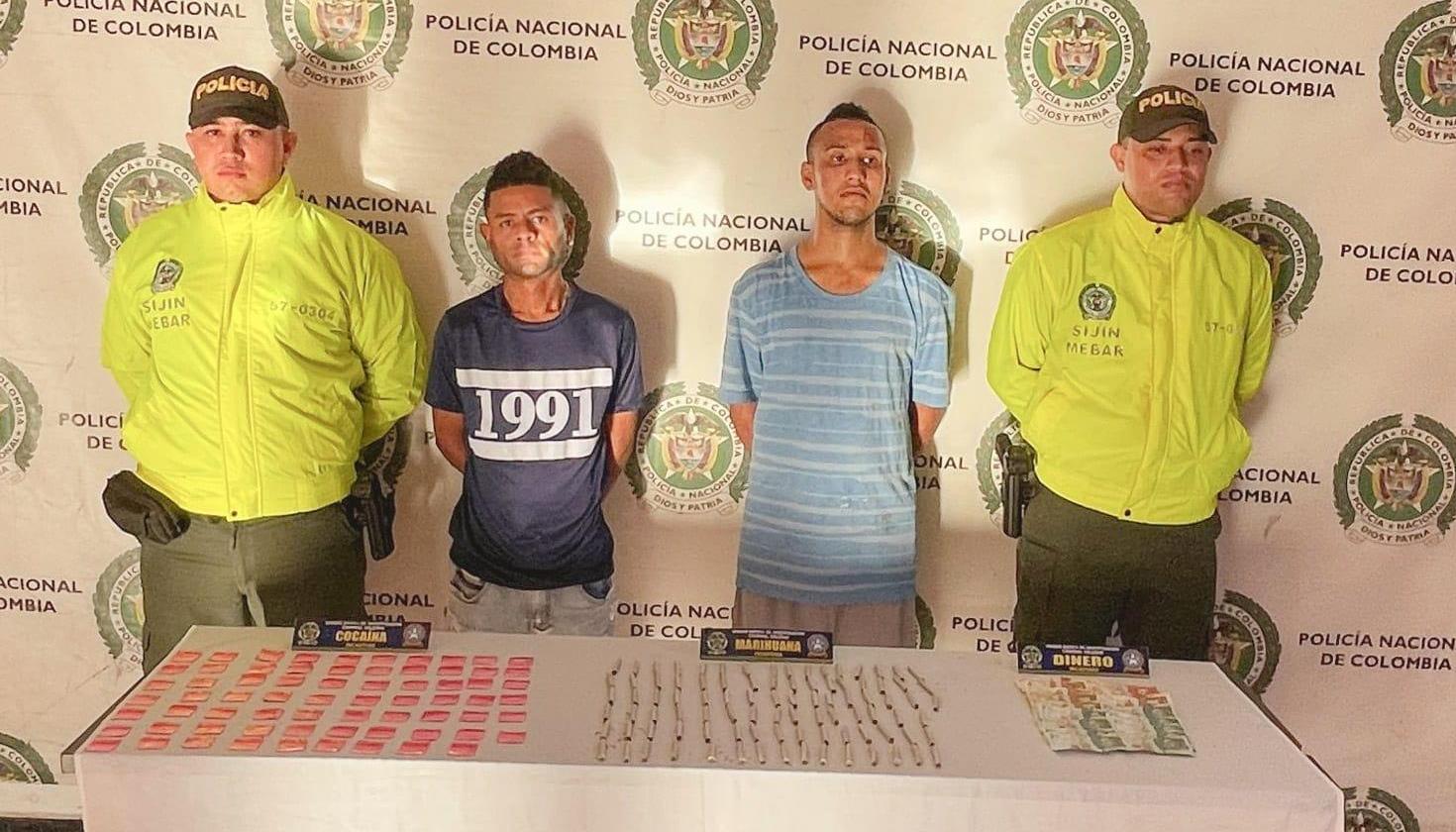 Capturados en el barrio Juan Domínguez Romero