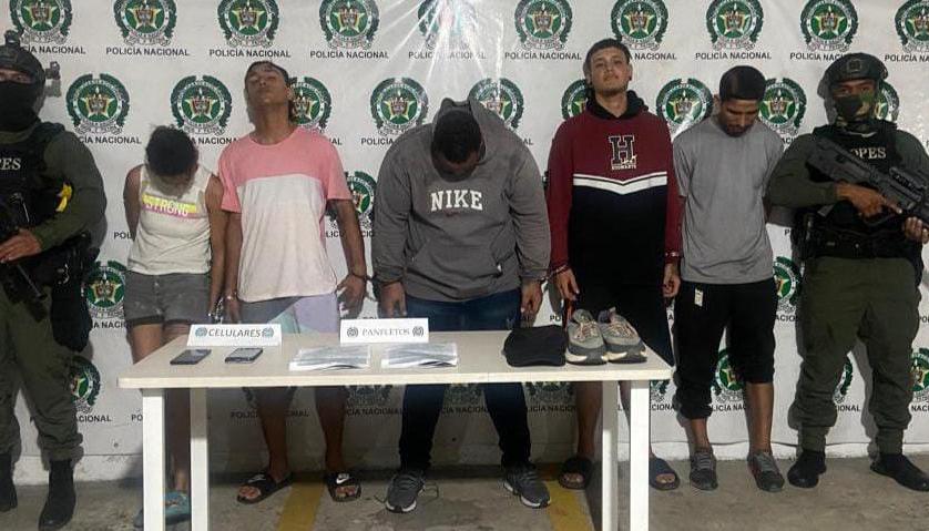 Capturados presuntos integrantes de la banda de 'Los Costeños'.