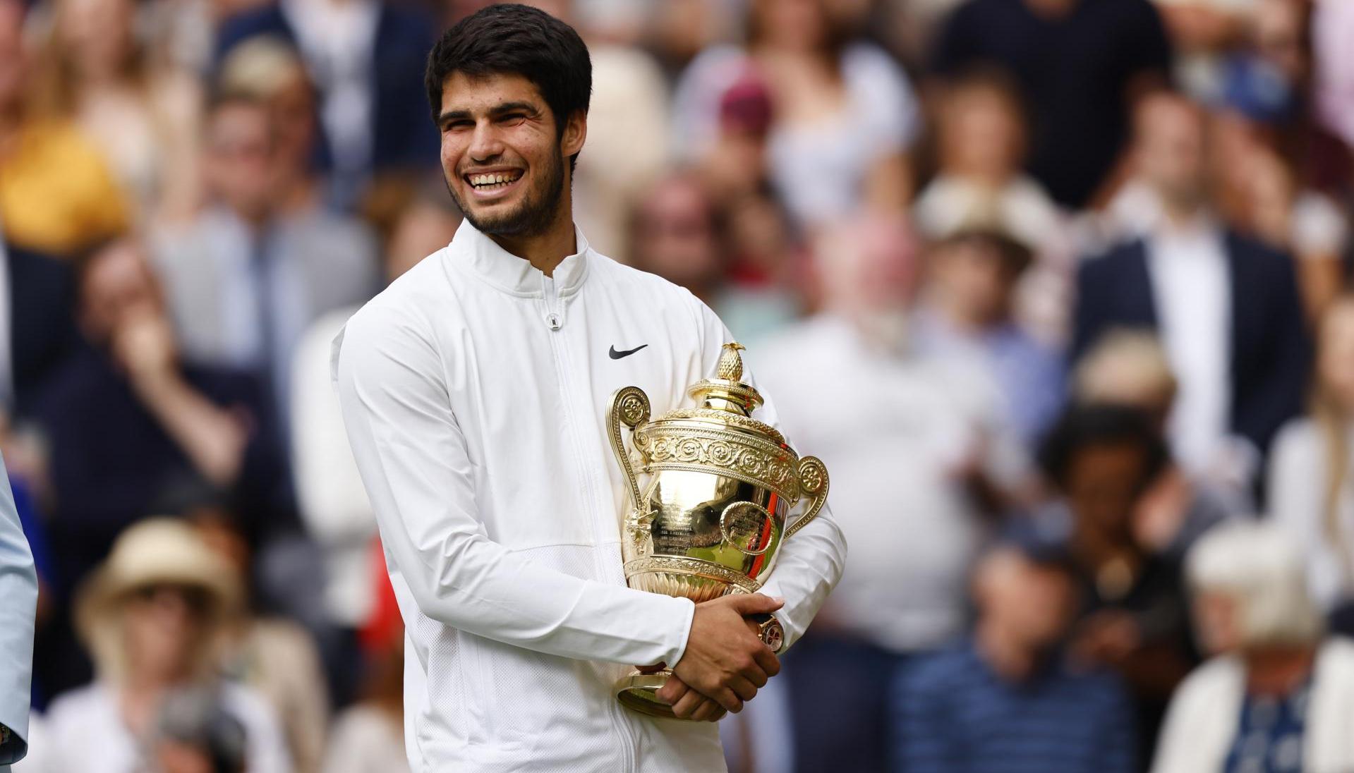 Carlos Alcaraz, ganador de Wimbledon.