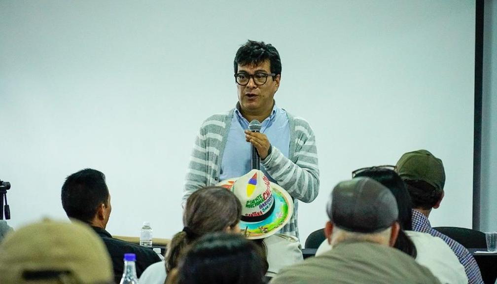 El Alto Comsionado de Paz, Danilo Rueda.
