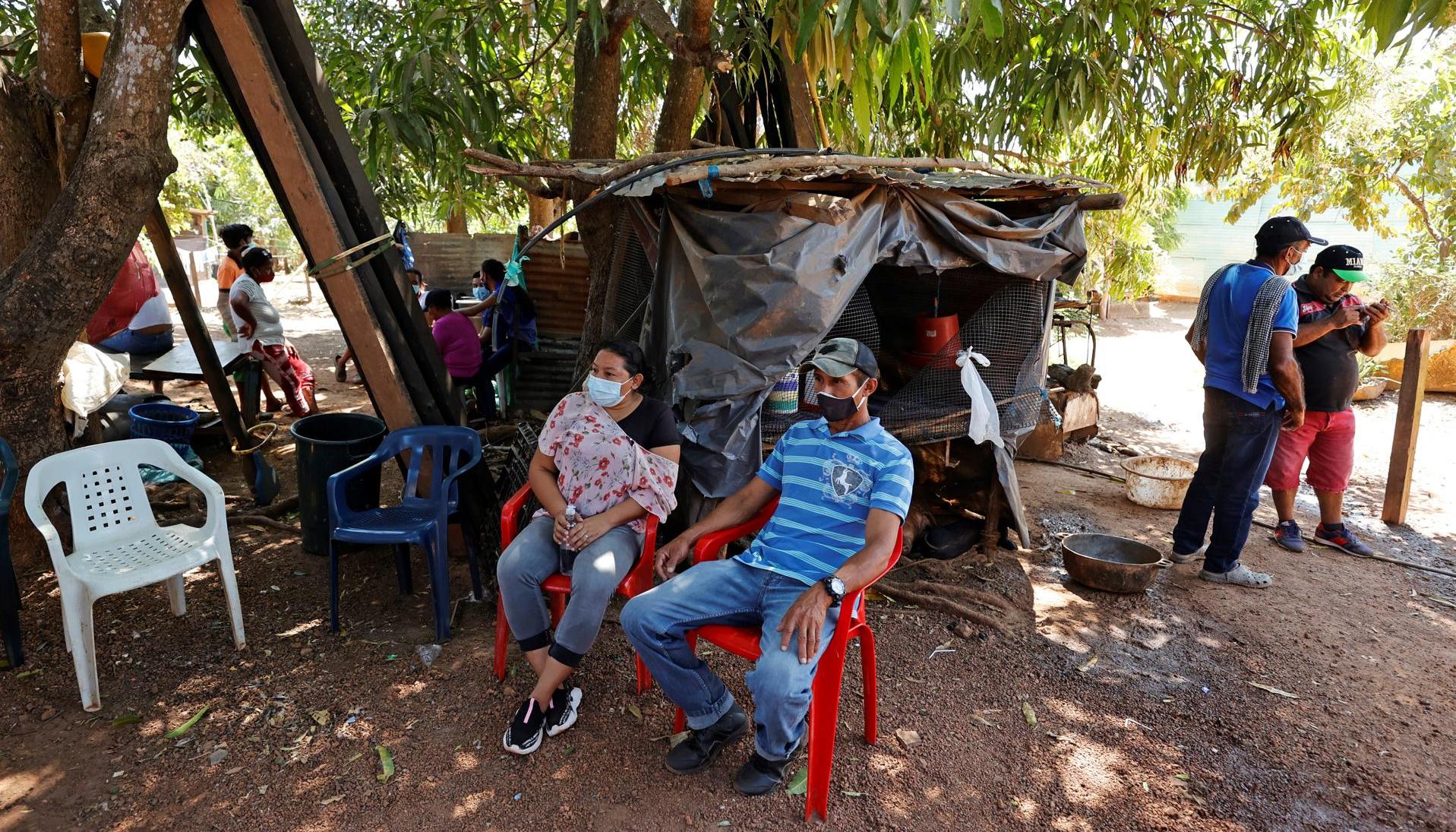 Desplazados por la violencia en la frontera colombo-venezolana.