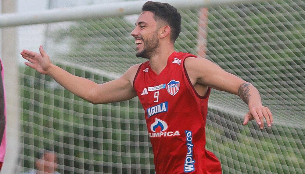 El delantero argentino Gonzalo Lencina una de las incorporaciones de Junior para el segundo semestre. 
