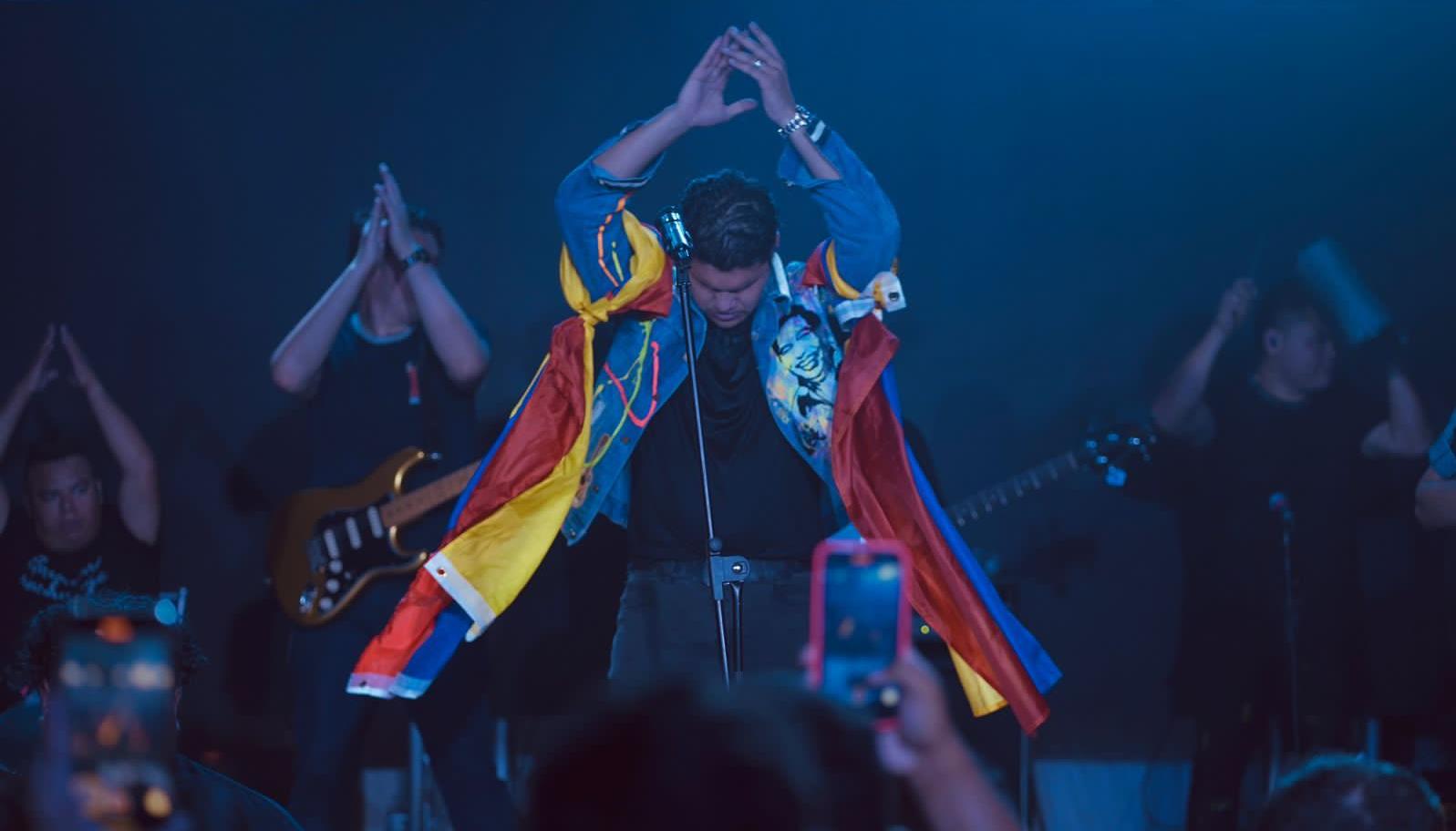 Elder Dayán y Lucas Dangond en su tour por Estados Unidos.