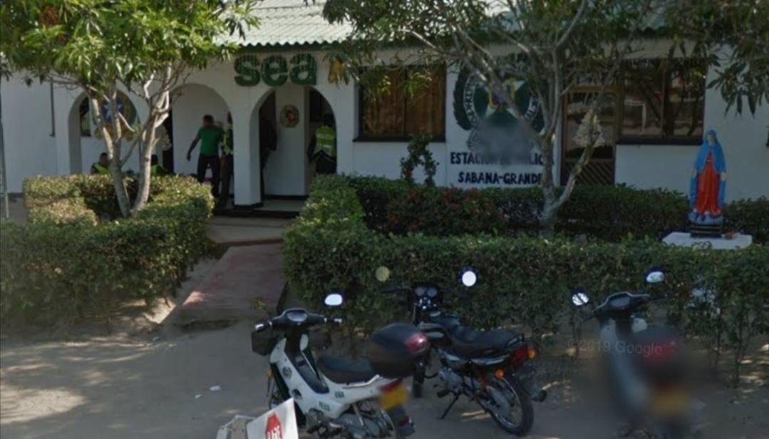 Estación de Policía de Sabanagrande.