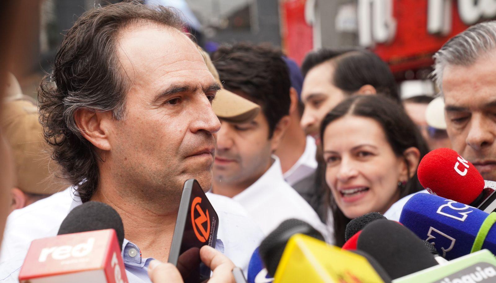 El candidato a la Alcaldía de Medellín, 'Fico' Gutiérrez.