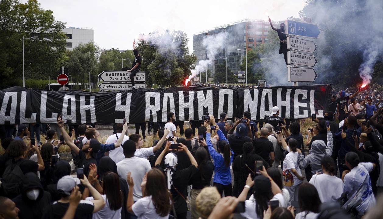 Imagen de las protestas.