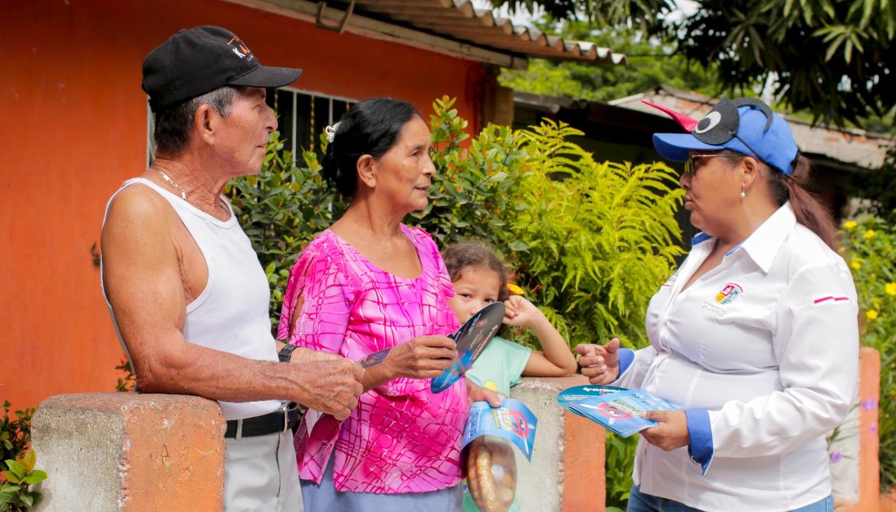 Jornada de prevención contra el dengue.